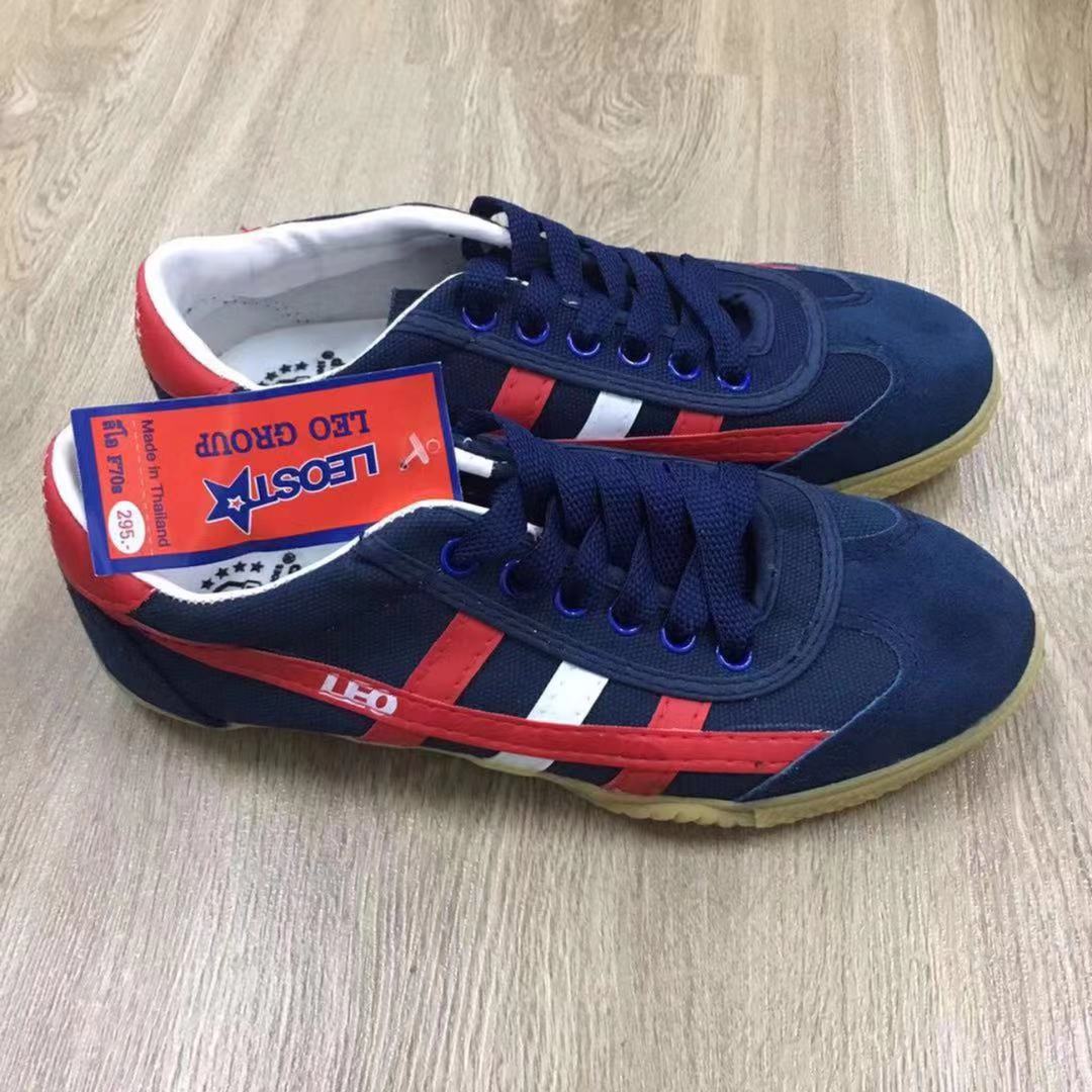 (BLUE/RED42)LEO Model F70S Futsal Shoe Made In Thailand(Ready Stock)